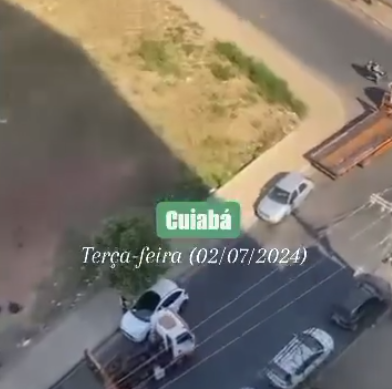 Carros são guinchados próximo da av. do CPA; Vídeo