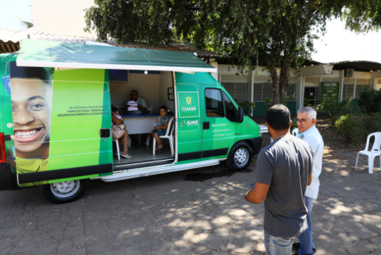 Parque Atalaia e região receberão van do Sine na quinta (1º)