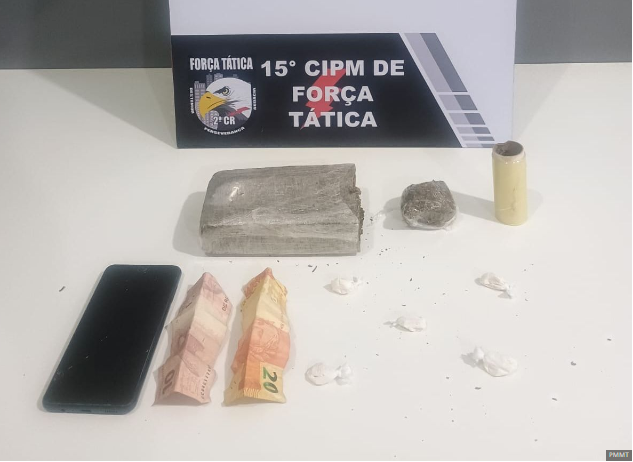 Força Tática prende homem por tráfico de drogas em VG