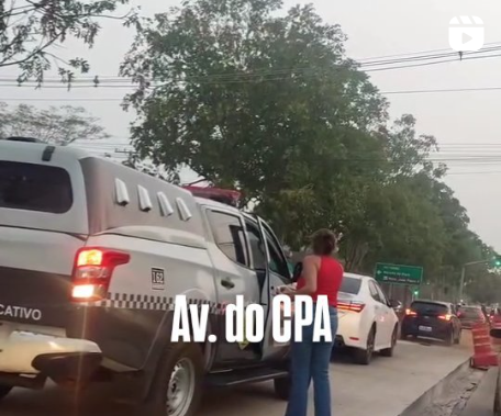 Caos na avenida do CPA gera revolta; Vídeo