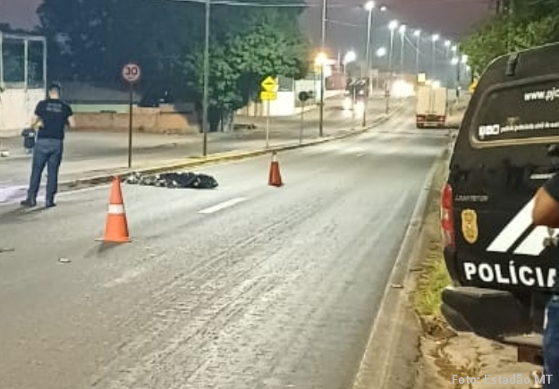 Motociclista morre após cair em curva de Várzea Grande