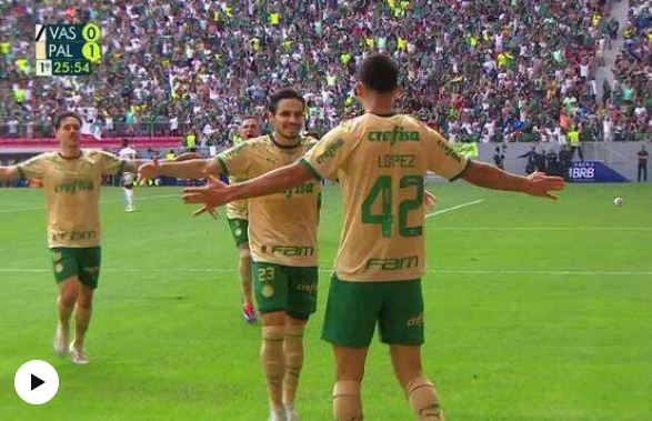 Brasileirão: Palmeiras vence o Vasco