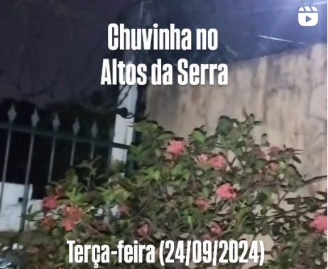 Alguns bairros de Cuiabá registram chuva rápida; Vídeo