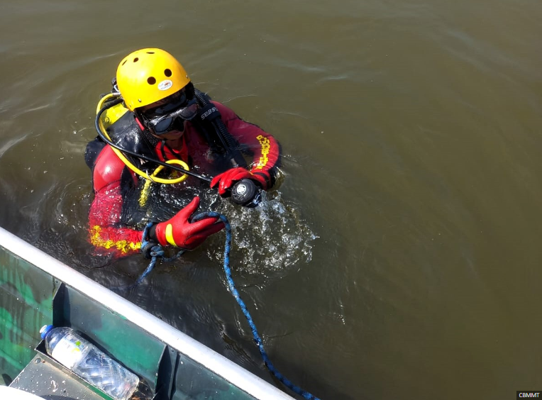 Corpo de Bombeiros localiza corpo de homem no Rio Juruena