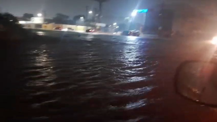 Chuva forte alaga algumas ruas de Cuiabá; Veja o Vídeo